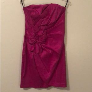 Jessica McClintock fuchsia mini dress